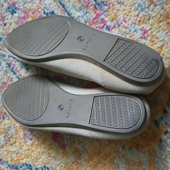 Rothy's The Point Light Gray Ballet Flats Size 9 - Picture 3 of 9